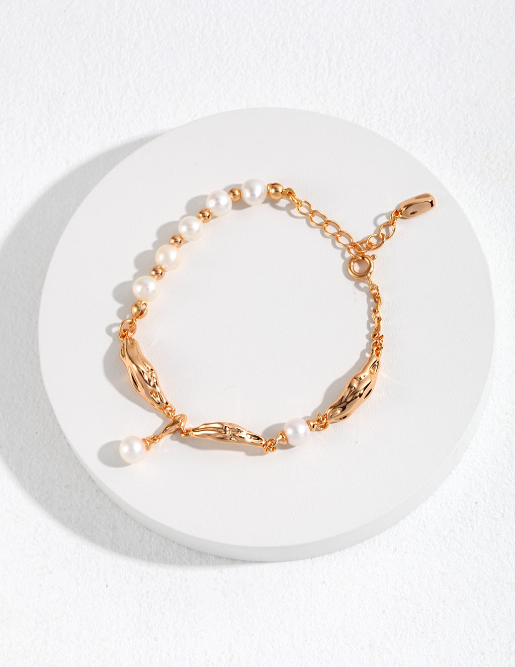 Baroque Pearl Gold 3-Piece Jewelry Set