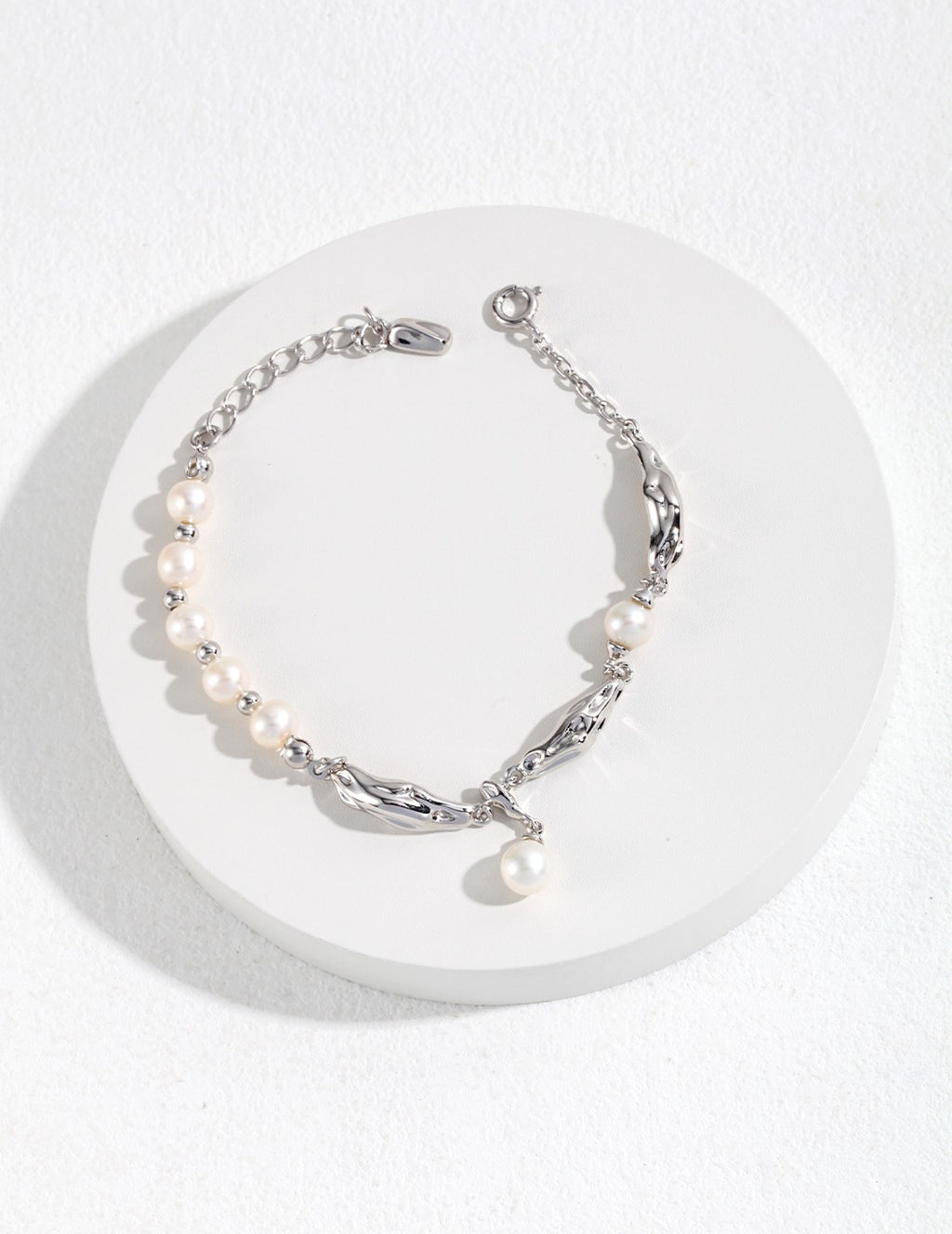 Baroque Pearl Silver 3-Piece Jewelry Set