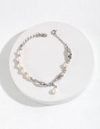 Baroque Pearl Silver 3-Piece Jewelry Set