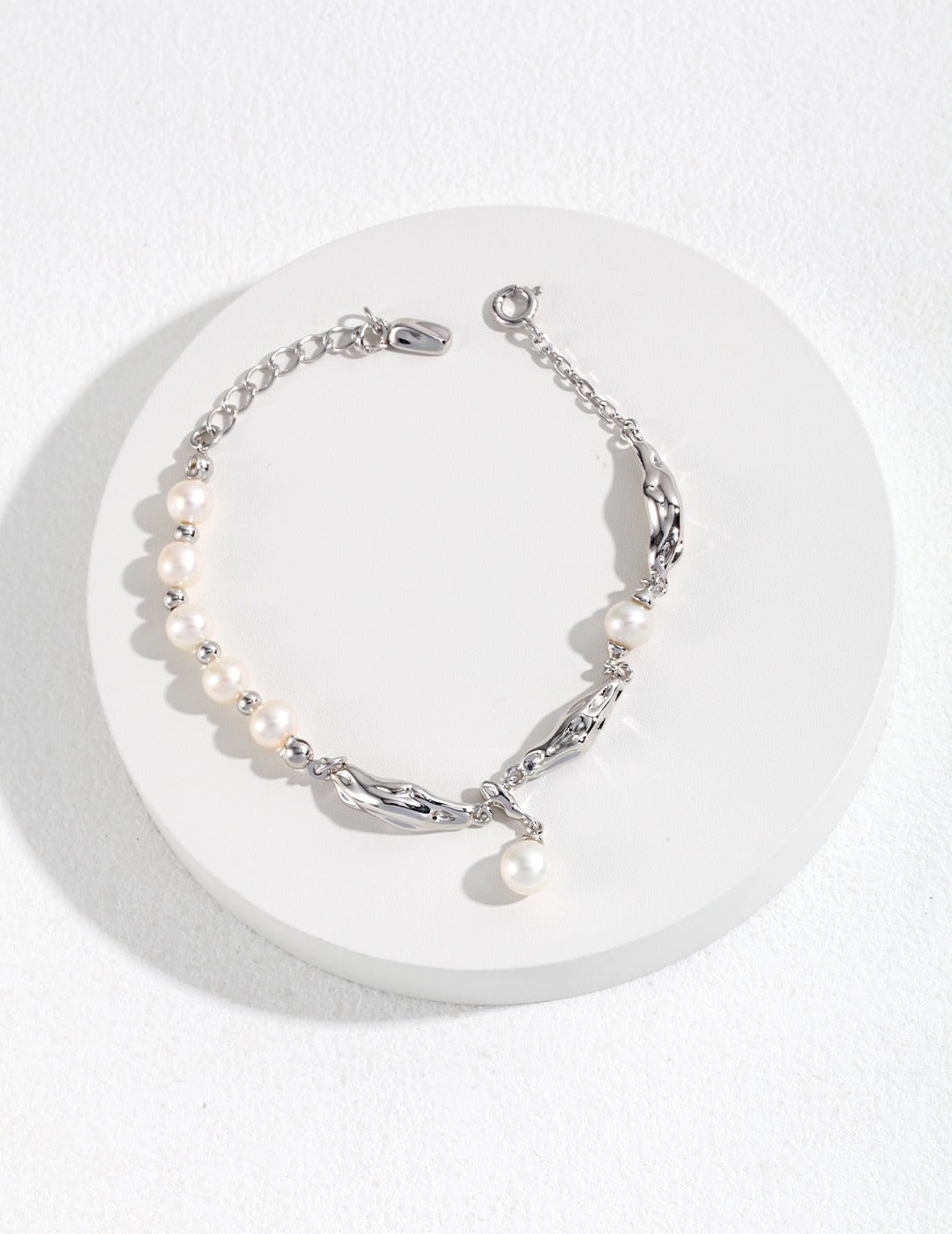 Baroque Pearl Silver 3-Piece Jewelry Set