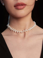 Rice Pearl Choker Necklace