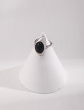Black Onyx Irregular Statement Ring
