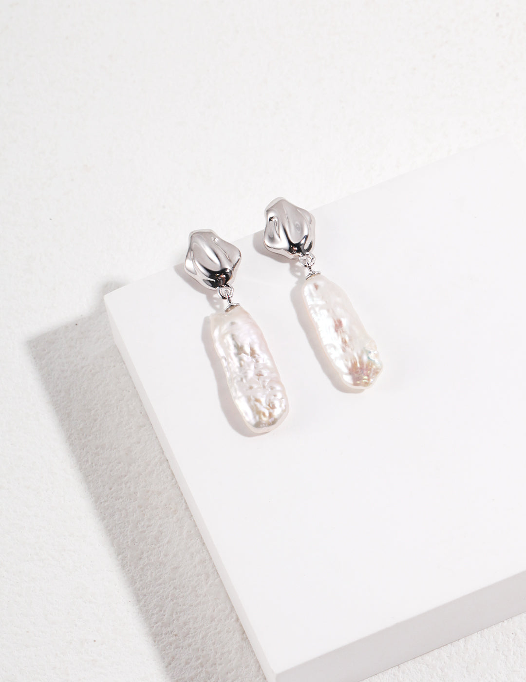 Biwa Baroque Pearl Drop Earrings
