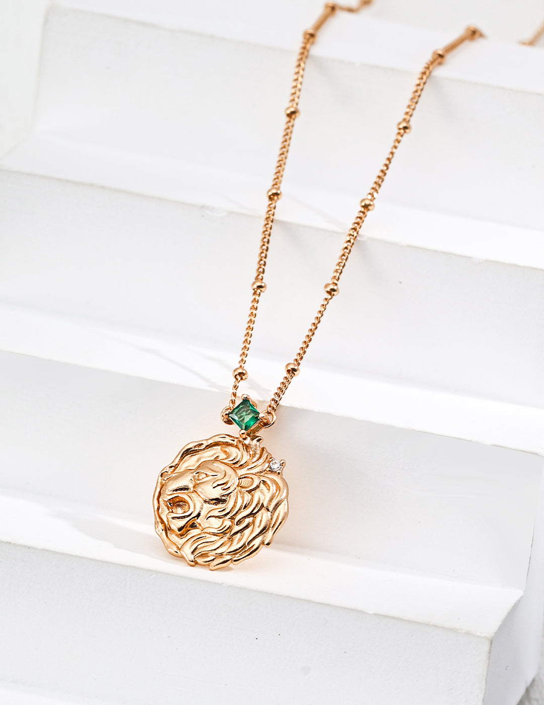 Lion Head Pendant Necklace