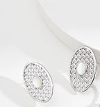 Filigree MOP Jewelry Set (Silver)
