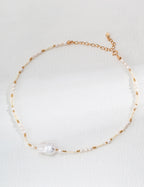 Baroque Pearl & Seed Bead Choker