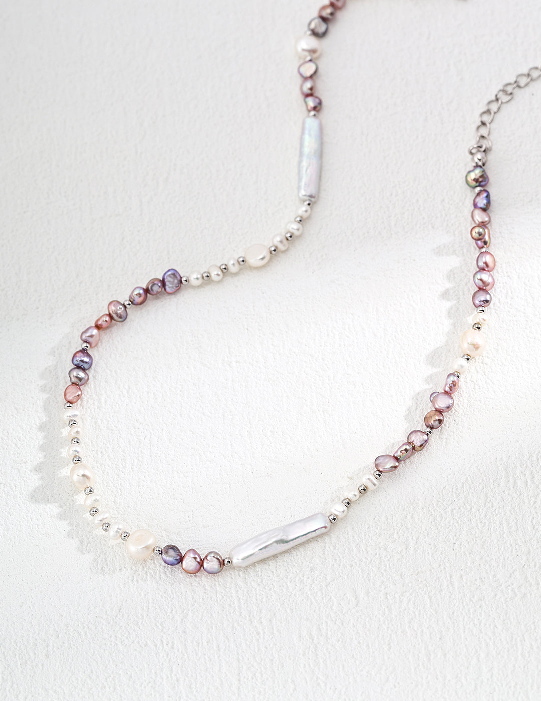 Multicolor Baroque Pearl Beaded Necklace