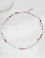 Multicolor Baroque Pearl Beaded Necklace