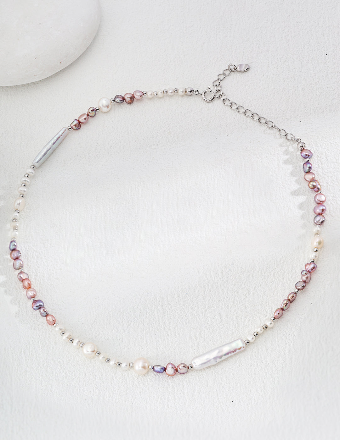 Multicolor Baroque Pearl Beaded Necklace