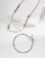 Multicolor Baroque Pearl Beaded Necklace