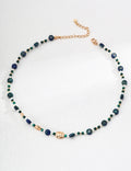 Lapis Lazuli & Malachite Beaded Necklace