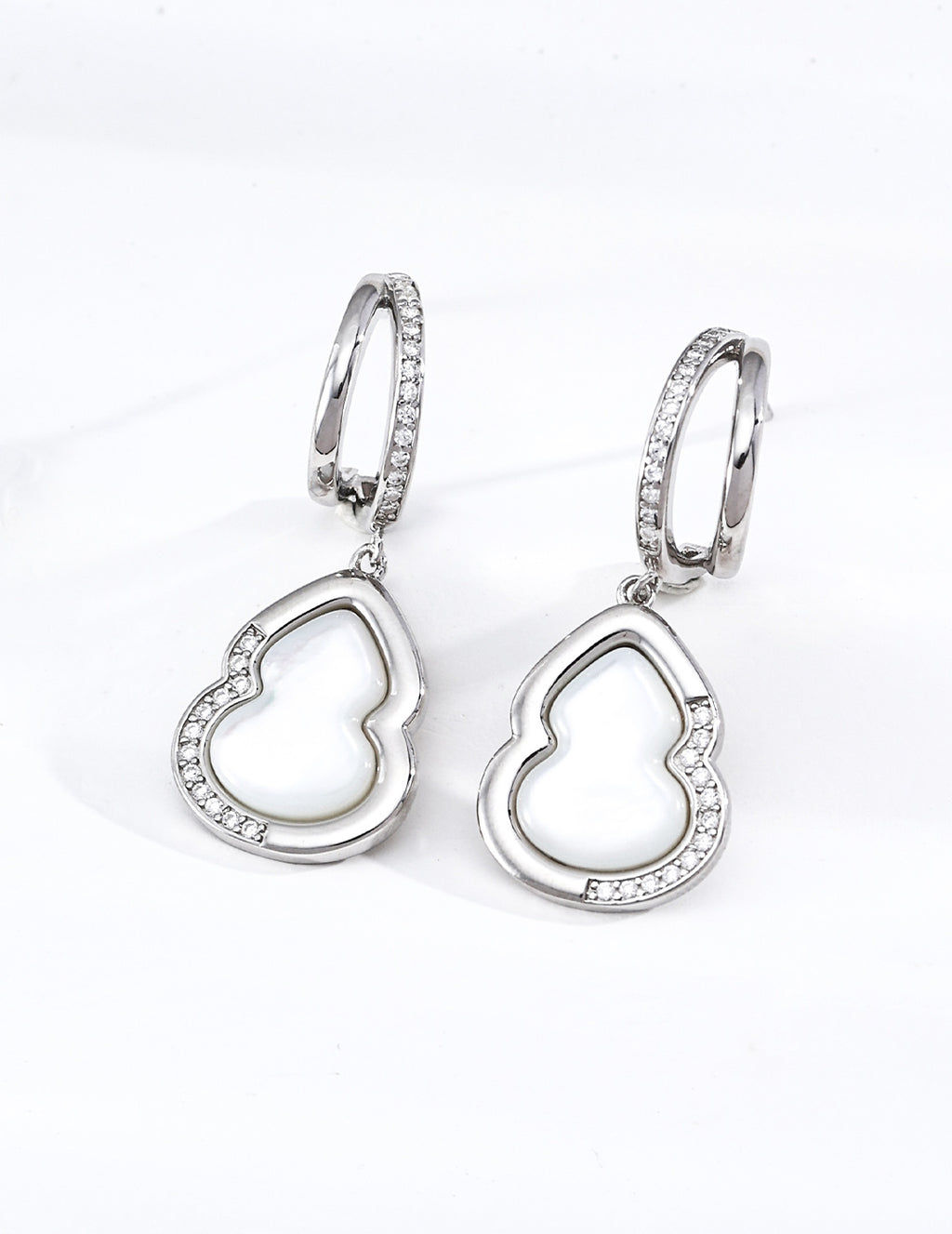 Lucky Gourd Mother-of-Pearl Earrings