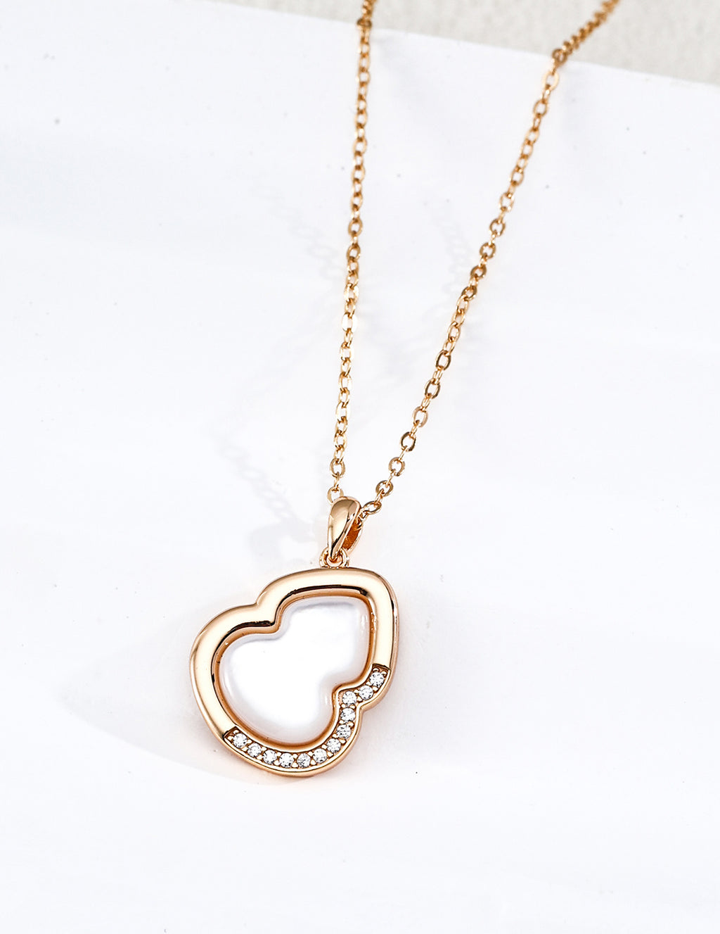 Lucky Cloud Mother-of-Pearl Necklace