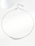 Golden Stream Delicate Clavicle Necklace