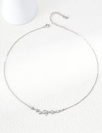 Golden Stream Delicate Clavicle Necklace