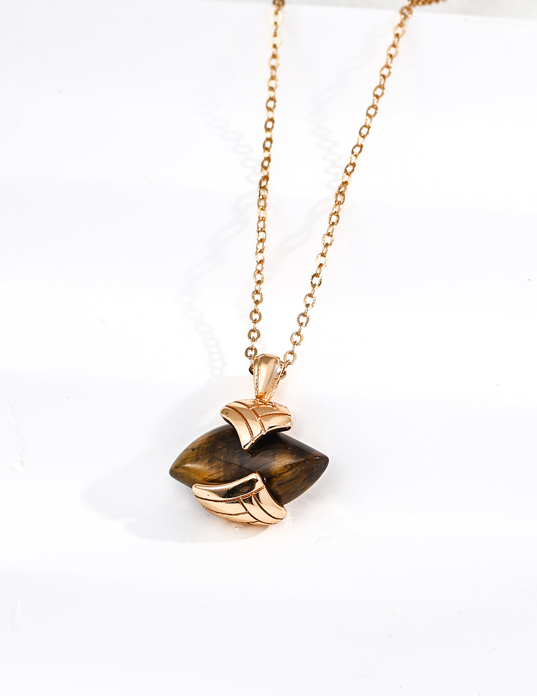 Wing Tiger Eye Necklace
