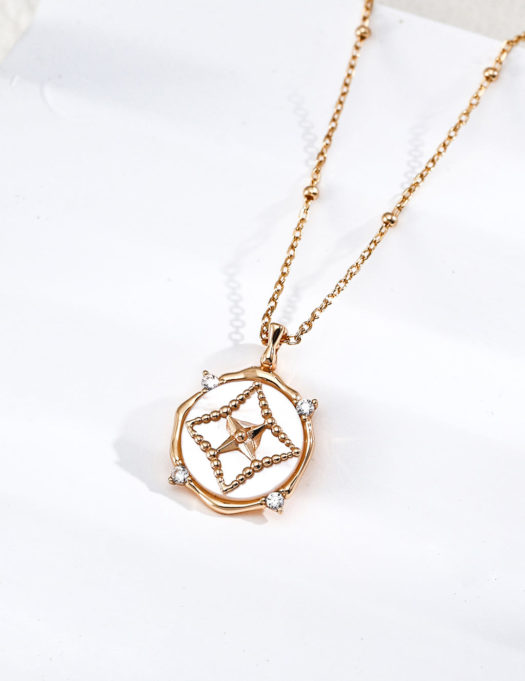 Starry Compass Lapis Necklace