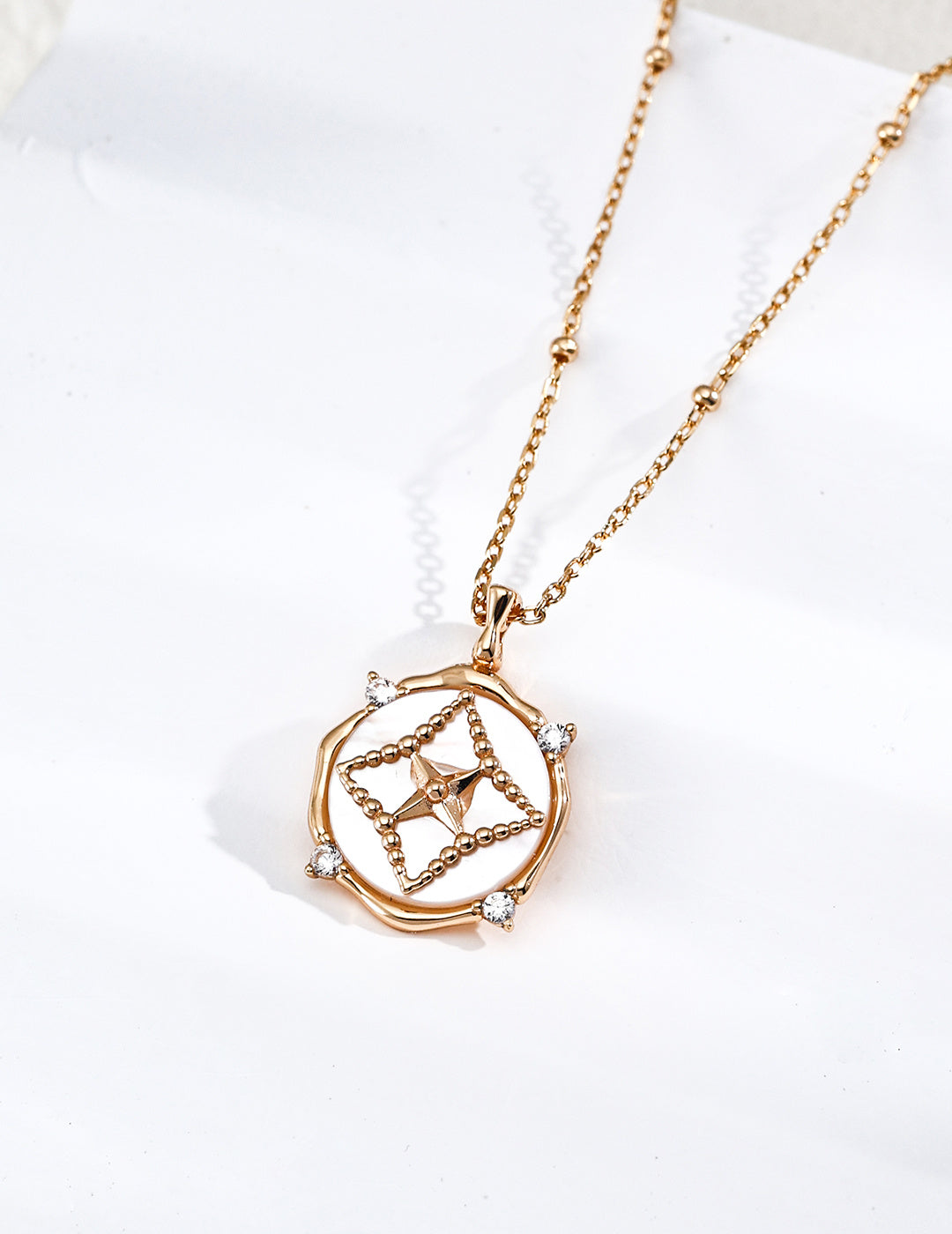Starry Compass Lapis Necklace