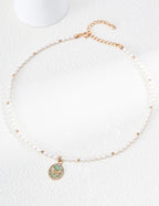 Dreamy Butterfly Pearl Choker