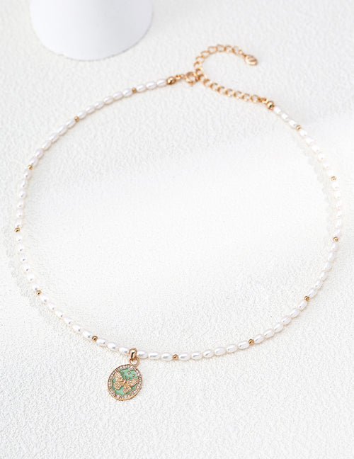 Dreamy Butterfly Pearl Choker
