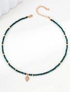 Starry Eye Malachite Necklace