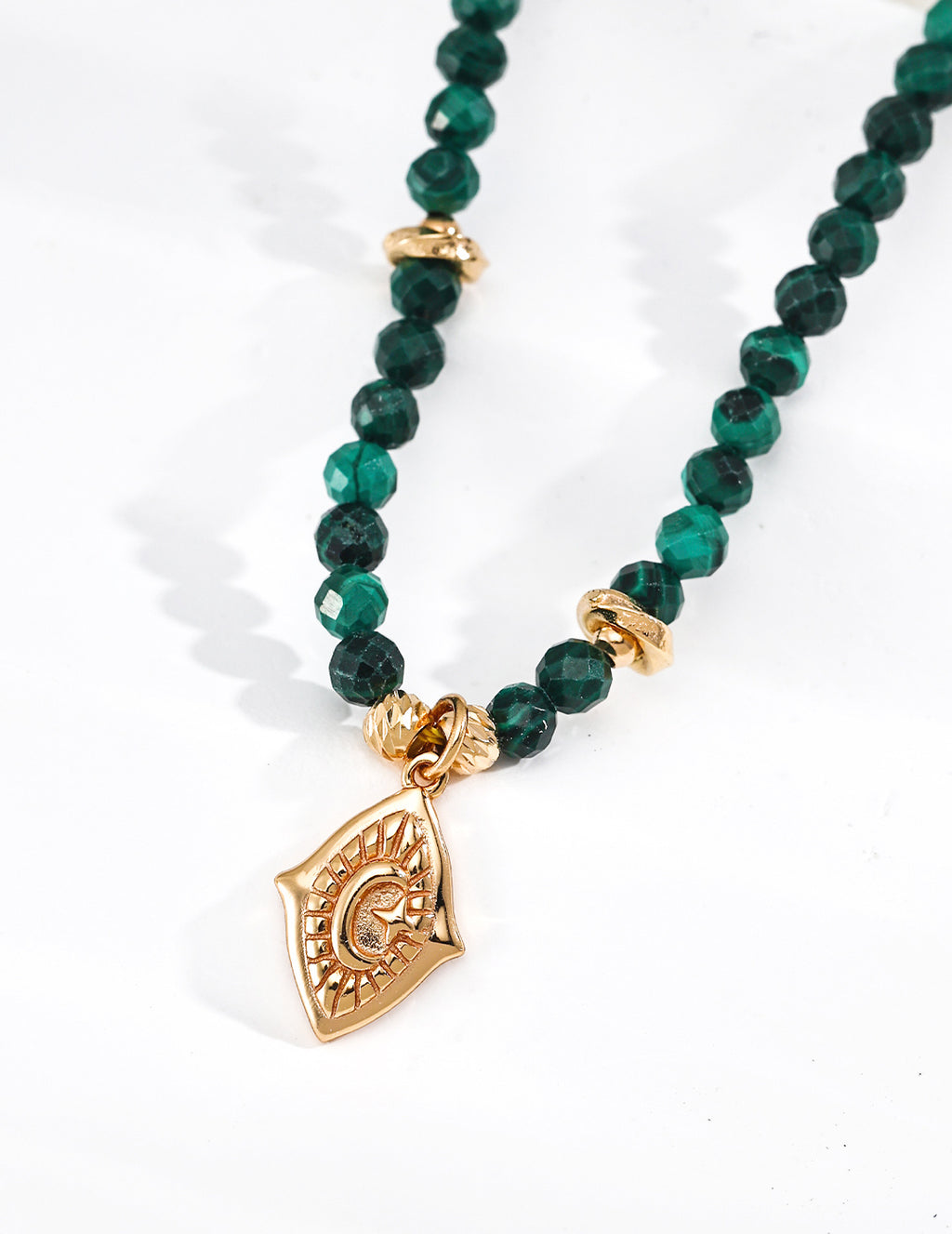 Starry Eye Malachite Necklace