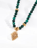 Starry Eye Malachite Necklace