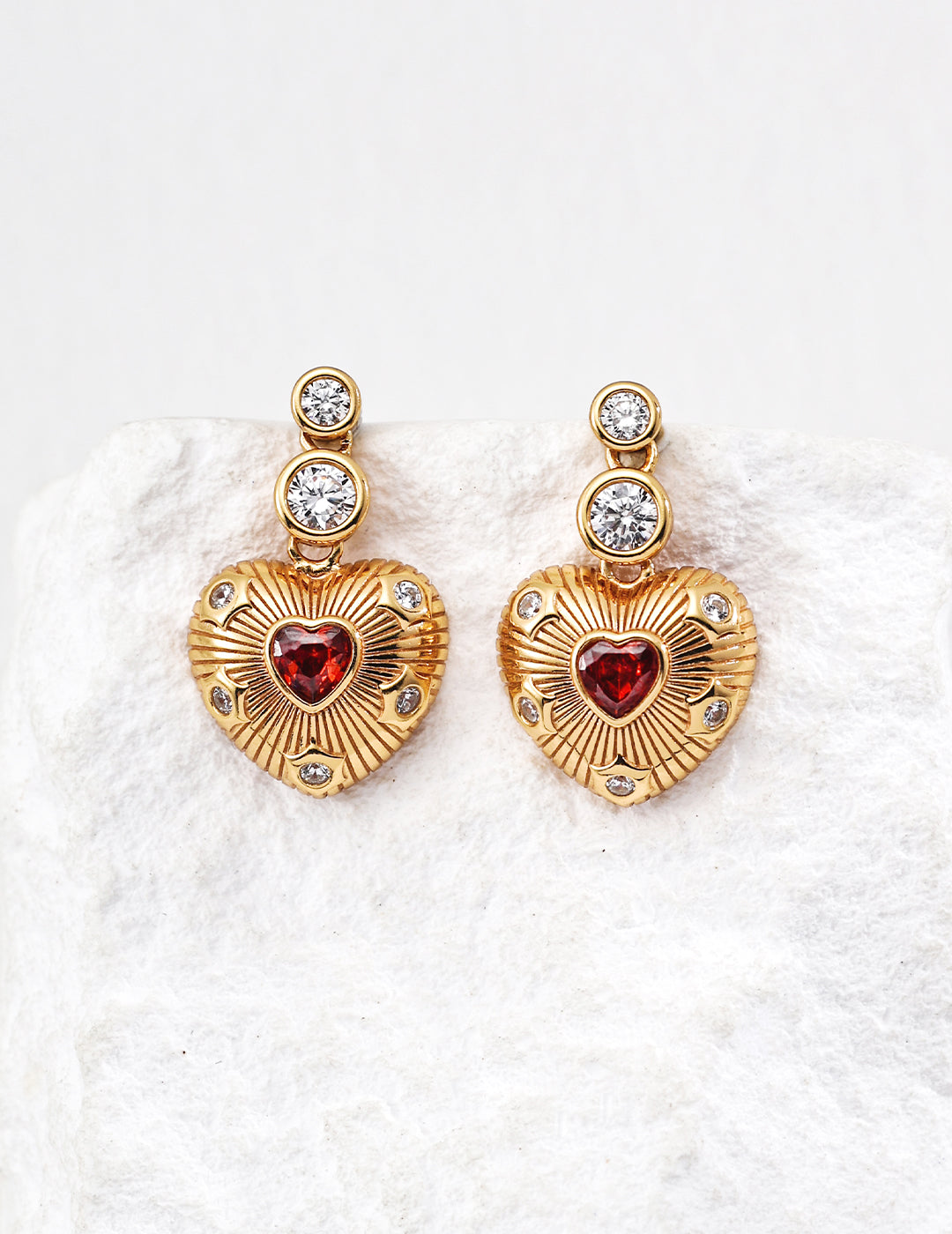 Crimson Beat Earrings