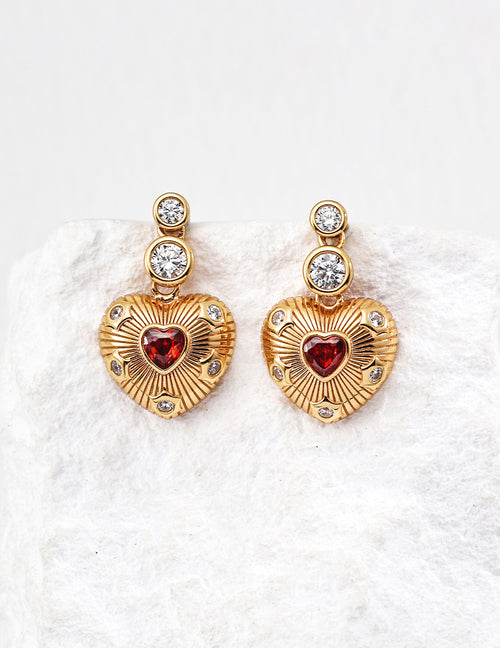 Crimson Beat Earrings