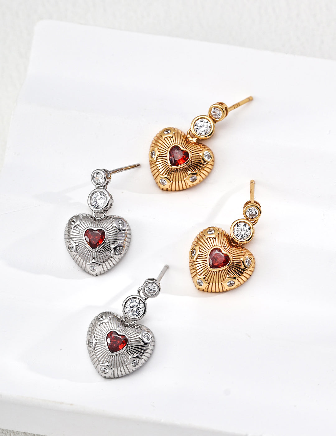 Crimson Beat Earrings